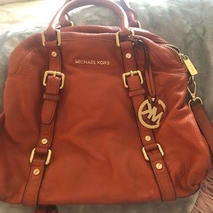 Michael Kors Bedford Medium Satchel Leather